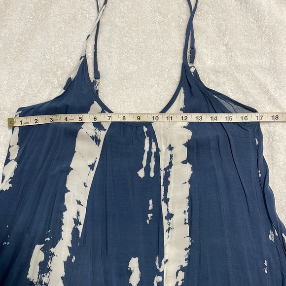 Beautiful Blue Tie Dye Beach Dress - Picture 9 of 9